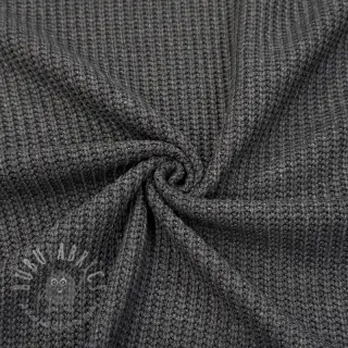 Sweaterstof BIG KNIT dark grey