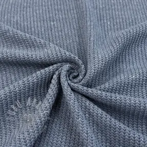 Sweaterstof BIG KNIT blue