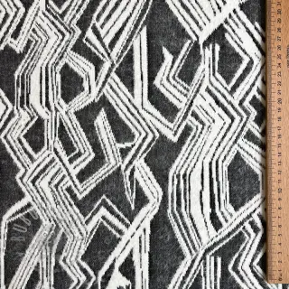 Gebreide stof jacquard Comfy Broken checks black
