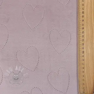 Babypluche TEDDY Hearts old pink