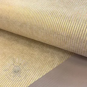 Ribfluweel HUGGY gold