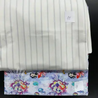Stoffenpakket tricot digi opdruk 2158