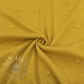 Sweaterstof BIG KNIT DOT ochre