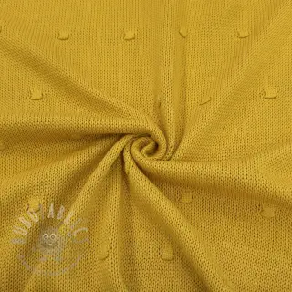 Sweaterstof BIG KNIT DOT ochre
