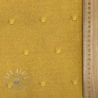 Sweaterstof BIG KNIT DOT ochre