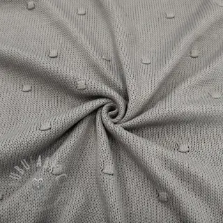 Sweaterstof BIG KNIT DOT grey
