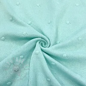 Sweaterstof BIG KNIT DOT mint
