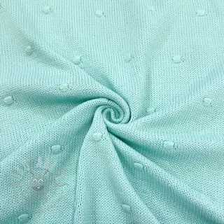 Sweaterstof BIG KNIT DOT mint