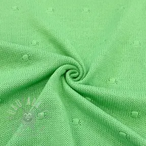 Sweaterstof BIG KNIT DOT grass green