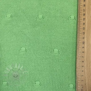 Sweaterstof BIG KNIT DOT grass green