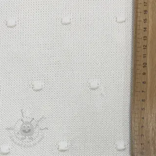 Sweaterstof BIG KNIT DOT off white