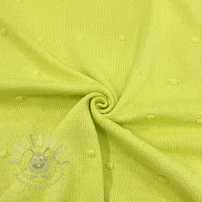 Sweaterstof BIG KNIT DOT bright green