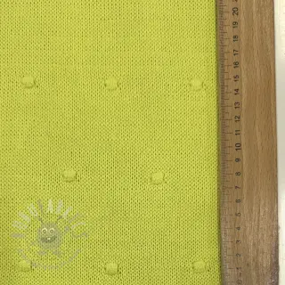 Sweaterstof BIG KNIT DOT bright green