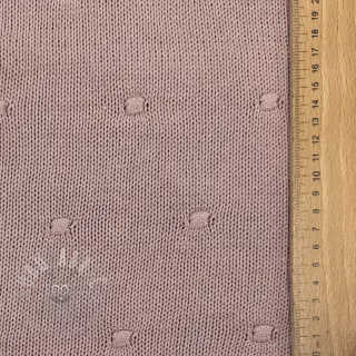 Sweaterstof BIG KNIT DOT old pink