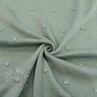 Sweaterstof BIG KNIT DOT old green