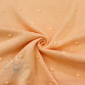 Sweaterstof BIG KNIT DOT peach