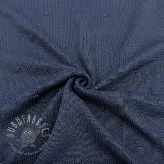 Sweaterstof BIG KNIT DOT navy