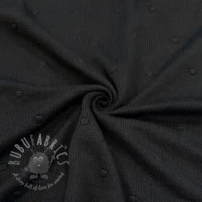 Sweaterstof BIG KNIT DOT black