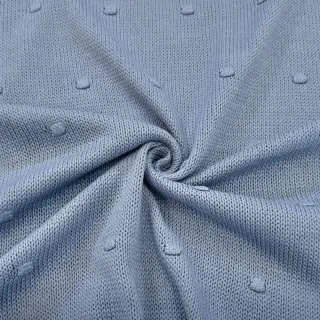 Svetrovina BIG KNIT DOT blue