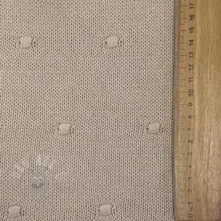 Sweaterstof BIG KNIT DOT naturals