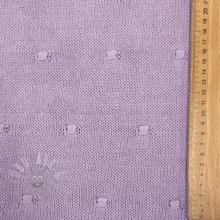 Sweaterstof BIG KNIT DOT violet