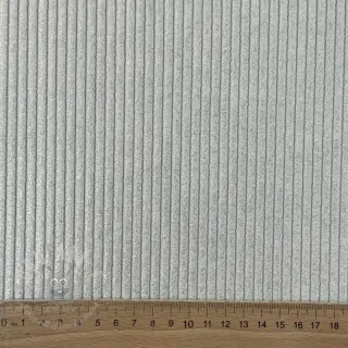 Ribfluweel HUGGY silver