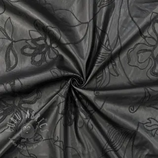 Kunstleer voor kleding Flowers design B