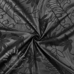 Kunstleer voor kleding Flowers design C