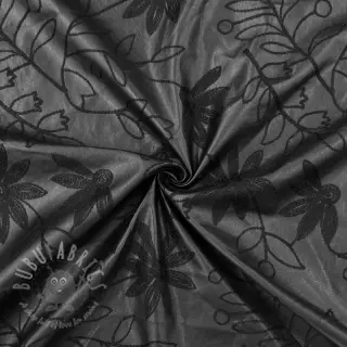 Kunstleer voor kleding Flowers design C