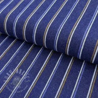 JEANS DENIM Stripes indigo