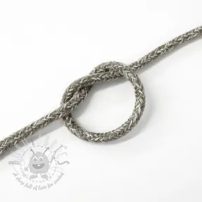 Katoenen koord 5 mm MELANGE light grey