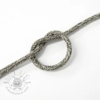 Katoenen koord 5 mm MELANGE light grey