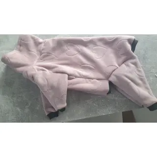 Kojenecký plyš TEDDY Hearts old pink