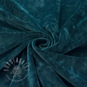 Fluweel VELVET STRETCH petrol