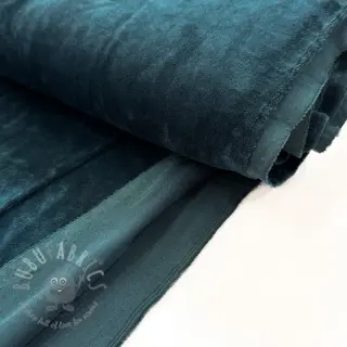 Fluweel VELVET STRETCH petrol