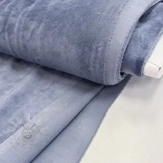 Fluweel VELVET STRETCH blue