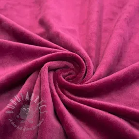 Fluweel VELVET STRETCH magenta
