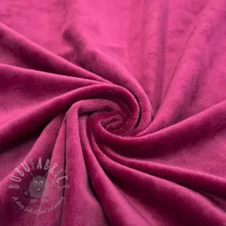 Fluweel VELVET STRETCH magenta