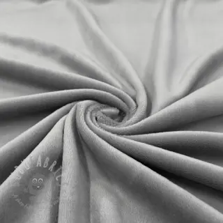 Fluweel VELVET STRETCH light grey