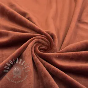 Fluweel VELVET STRETCH brick