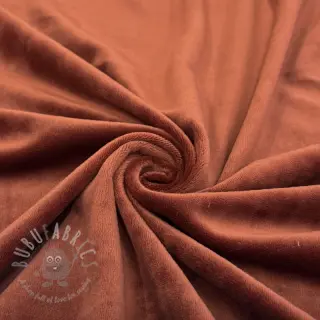 Fluweel VELVET STRETCH brick