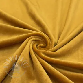 Fluweel VELVET STRETCH ochre