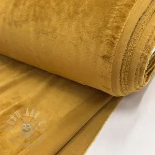 Fluweel VELVET STRETCH ochre