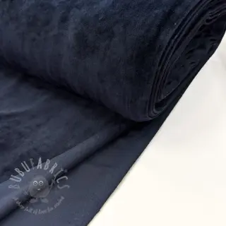 Fluweel VELVET STRETCH navy