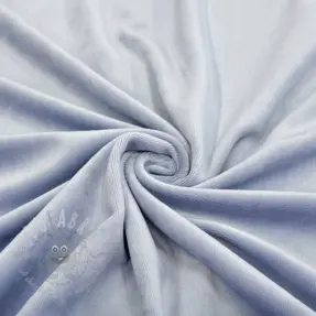 Fluweel VELVET STRETCH light blue