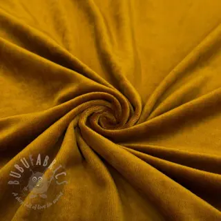 Fluweel VELVET STRETCH camel