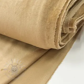 Fluweel VELVET STRETCH beige