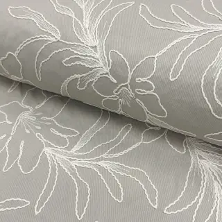 Bavlnená látka EMBROIDERY GABARDINE Luana grey