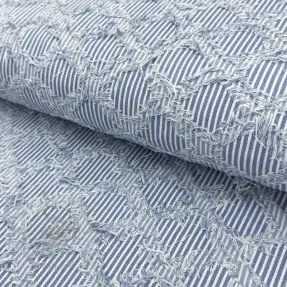 JEANS DENIM Ruffle stripes design En