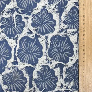 JEANS DENIM Ruffia Flowers design En
